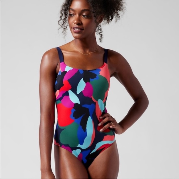 Athleta Hermosa One Piece Swimsuit Large NWT - Picture 1 of 5